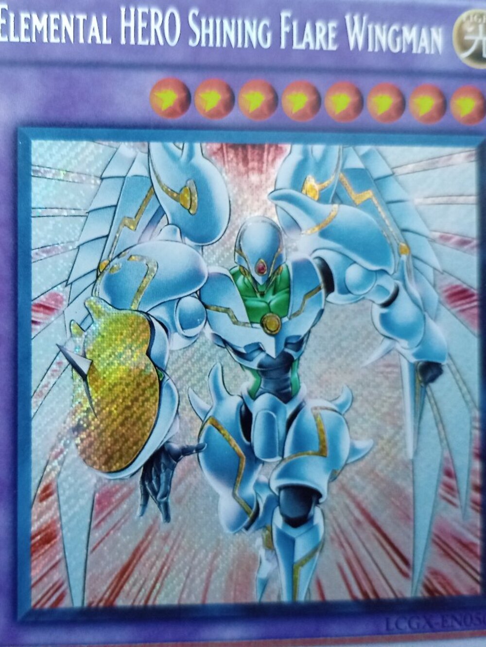 YU-GI-OH! - Elemental Hero Shining Flare Wingman (LCGX-EN050) - NM